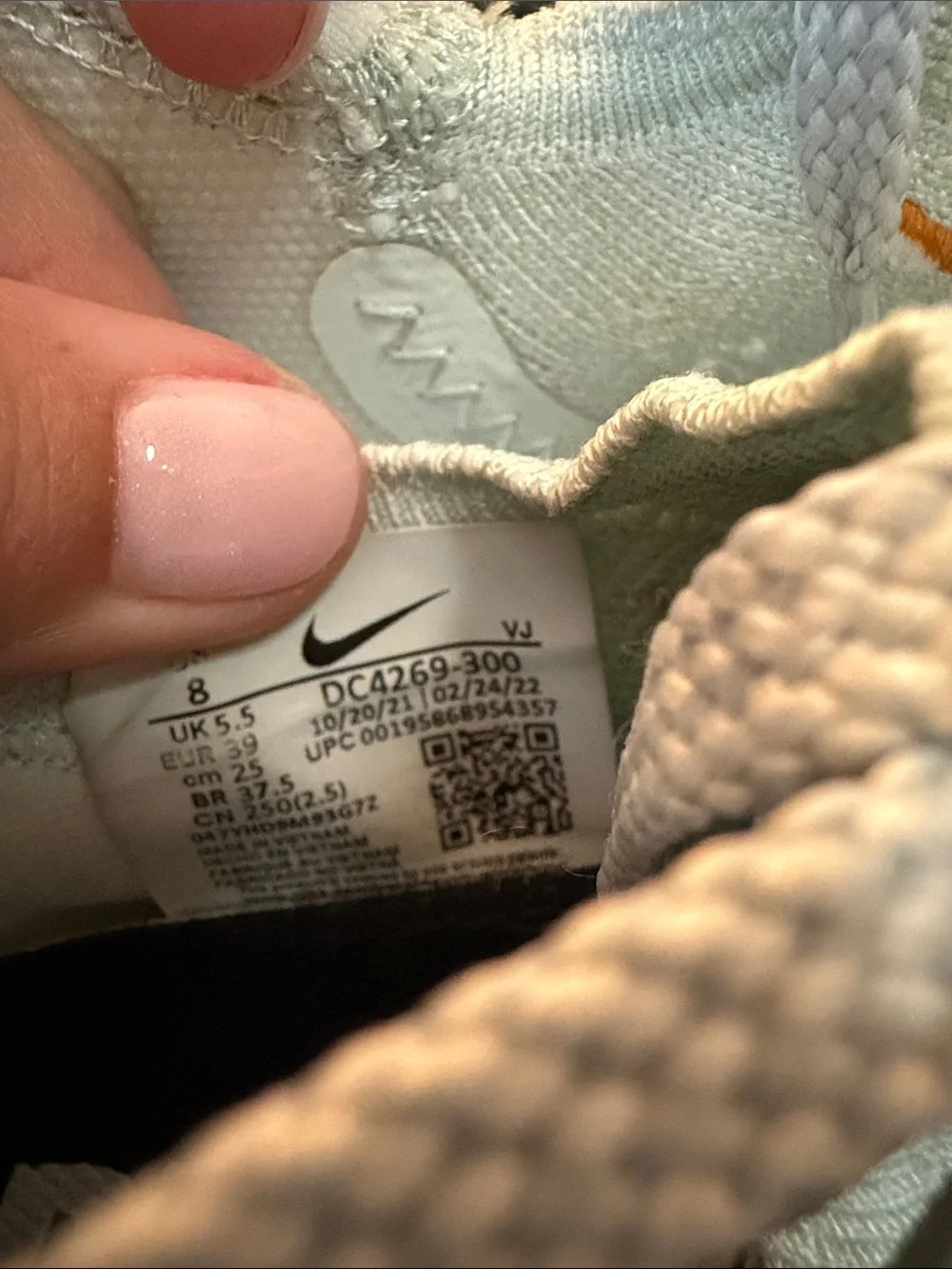 Nike *2 pairs* Mint Green Knit Sneakers